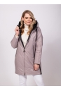 Женское пальто из текстиля с капюшоном 8023438