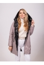 Женское пальто из текстиля с капюшоном 8023438-2