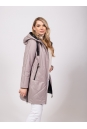 Женское пальто из текстиля с капюшоном 8023438-3