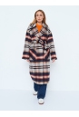 Женское пальто из текстиля с воротником 8023714-8
