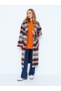 Женское пальто из текстиля с воротником 8023714-11