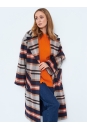 Женское пальто из текстиля с воротником 8023714-12