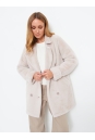 Женское пальто из текстиля с воротником 8023715-8