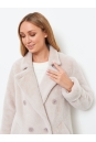 Женское пальто из текстиля с воротником 8023715-11