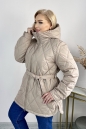 Куртка женская из текстиля с капюшоном 8024015-2