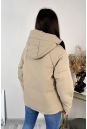 Куртка женская из текстиля с капюшоном 8024029-5