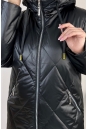 Женское пальто из текстиля с капюшоном 8024035-6