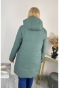 Женское пальто из текстиля с капюшоном 8024105-7