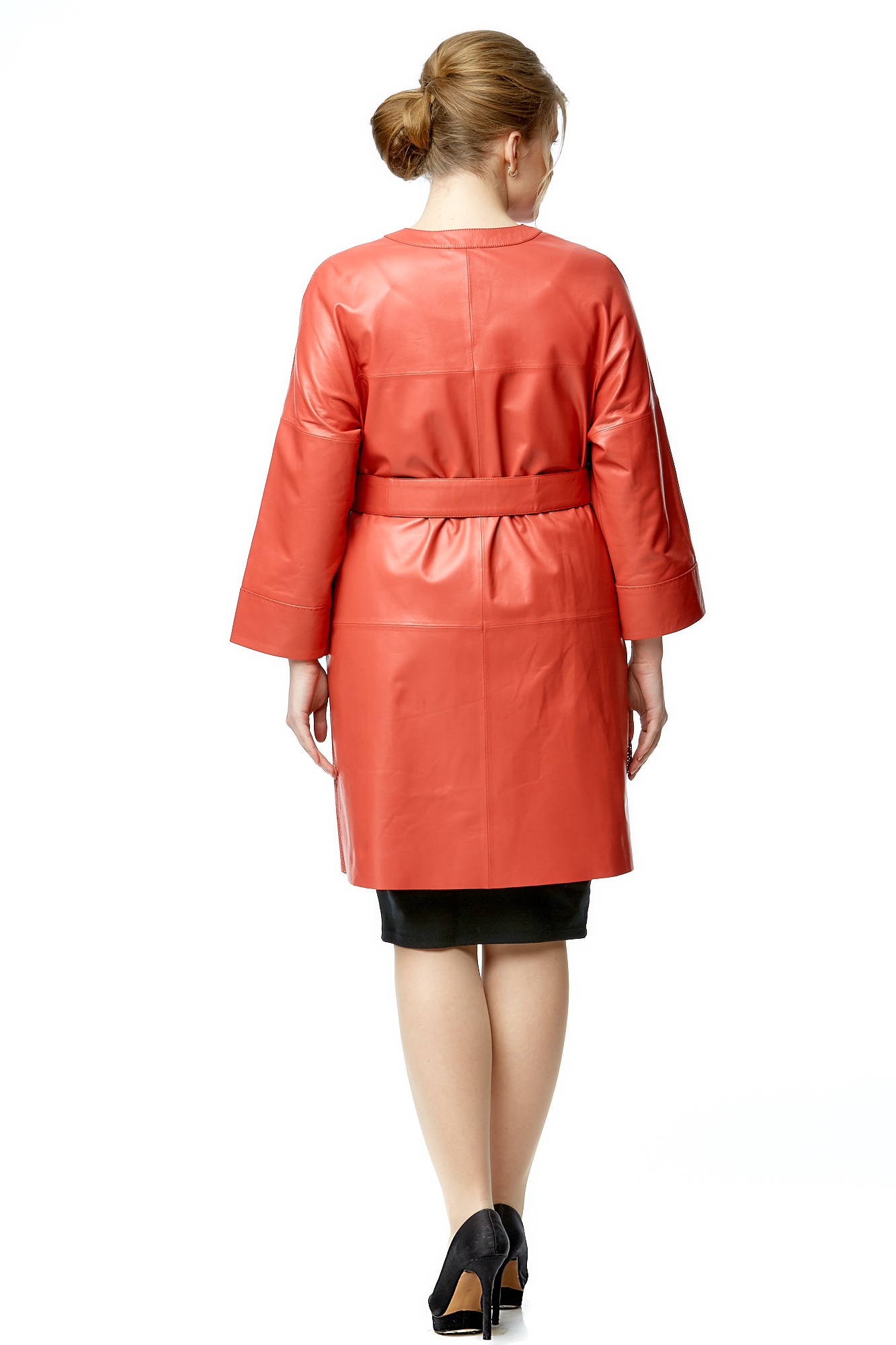Женское кожаное пальто из натуральной кожи 8001824-3