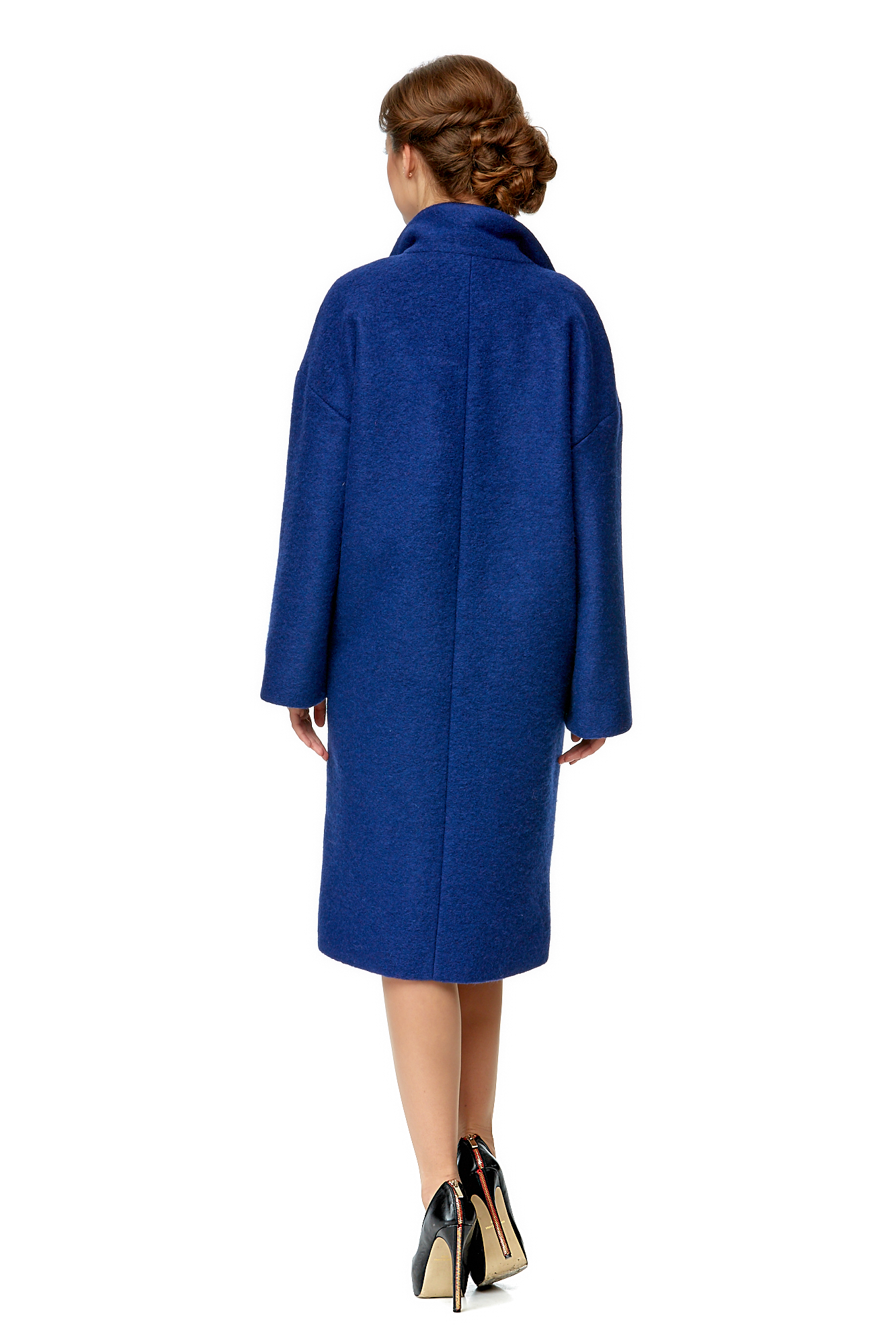 Женское пальто из текстиля с воротником 8001979-3