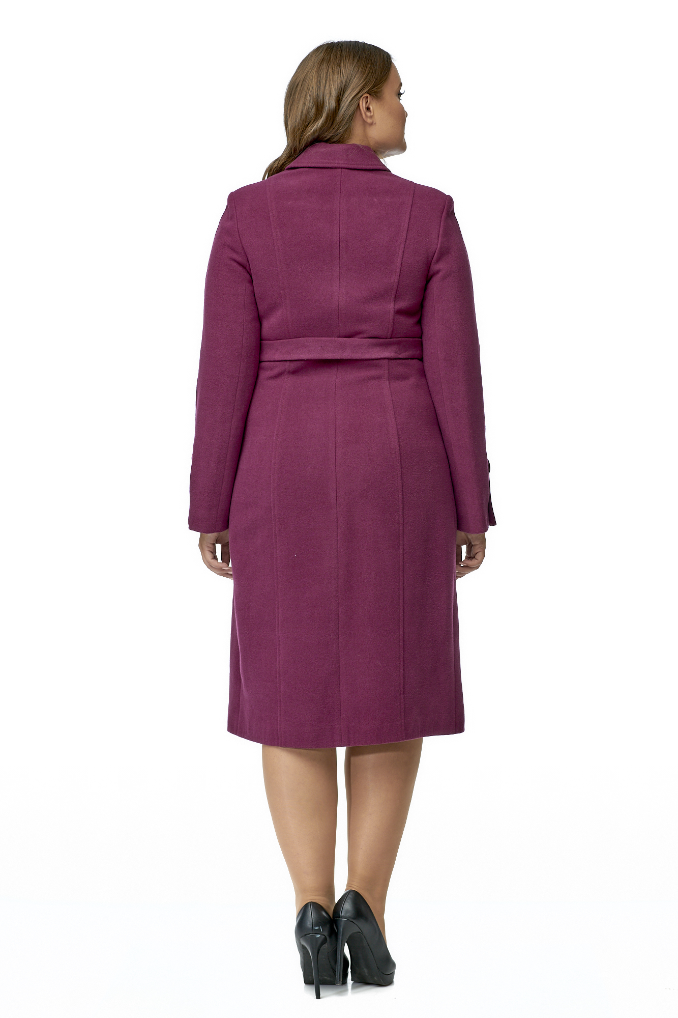 Женское пальто из текстиля с воротником 8002883-3