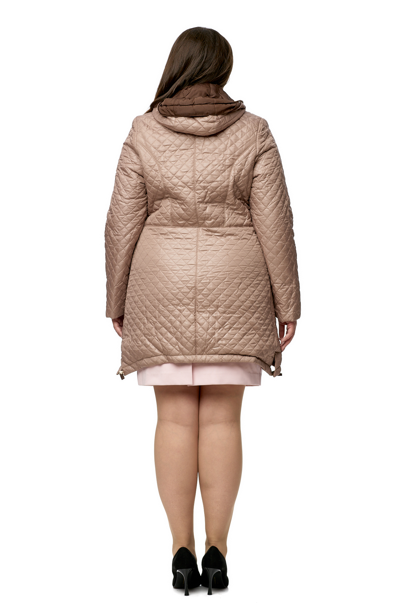 Куртка женская из текстиля с капюшоном 8010121-3