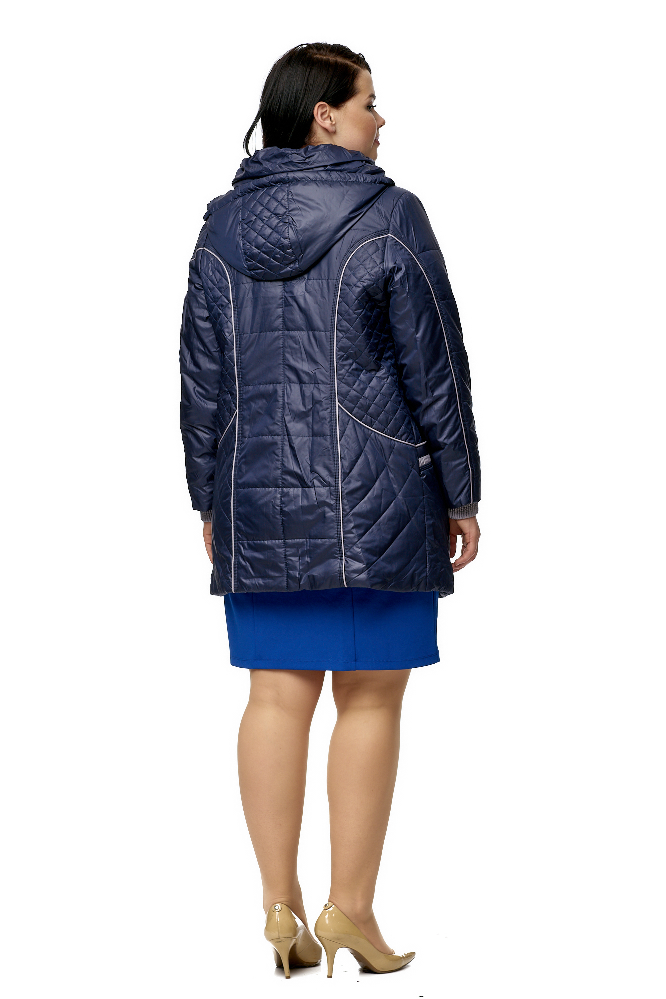 Куртка женская из текстиля с капюшоном 8010416-3