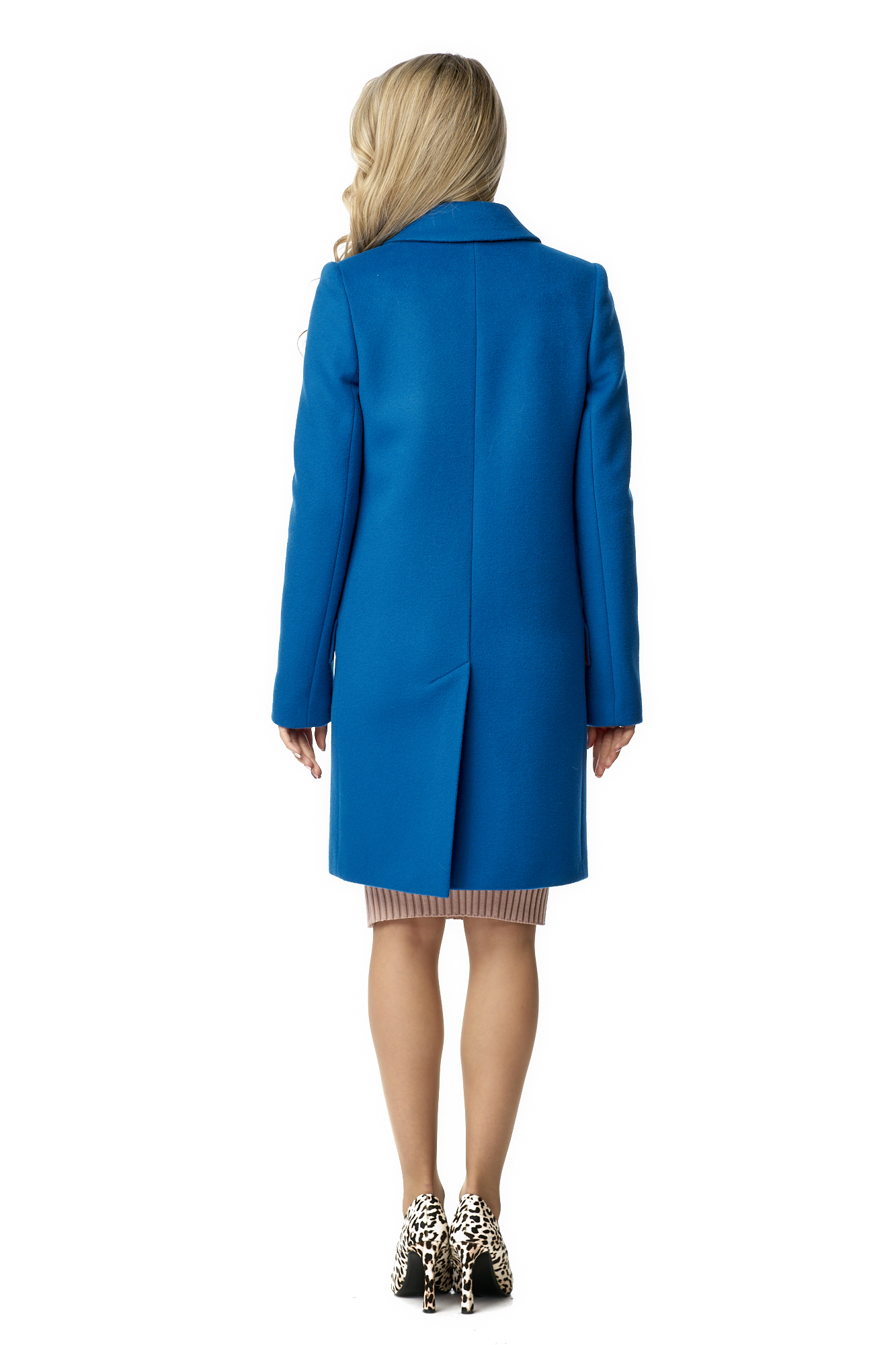 Женское пальто из текстиля с воротником 8010639-3